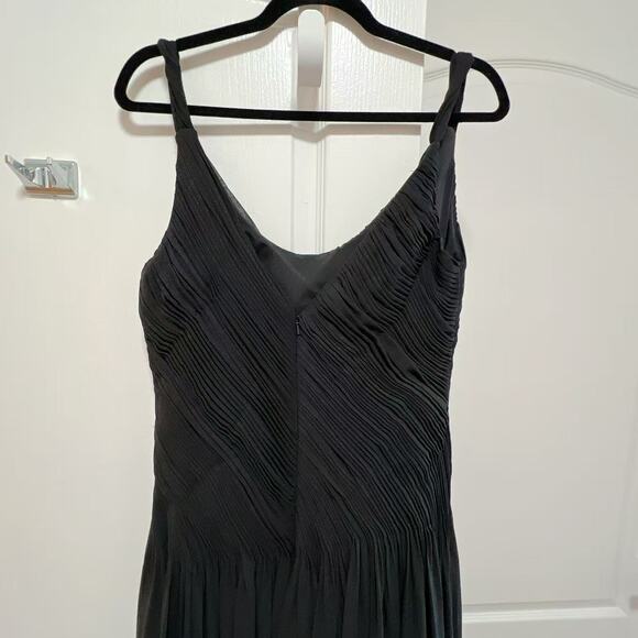 Rene Ruiz Hand-Draped Black Gown A-Line Sleeveless Size 10 - Picture 6 of 8